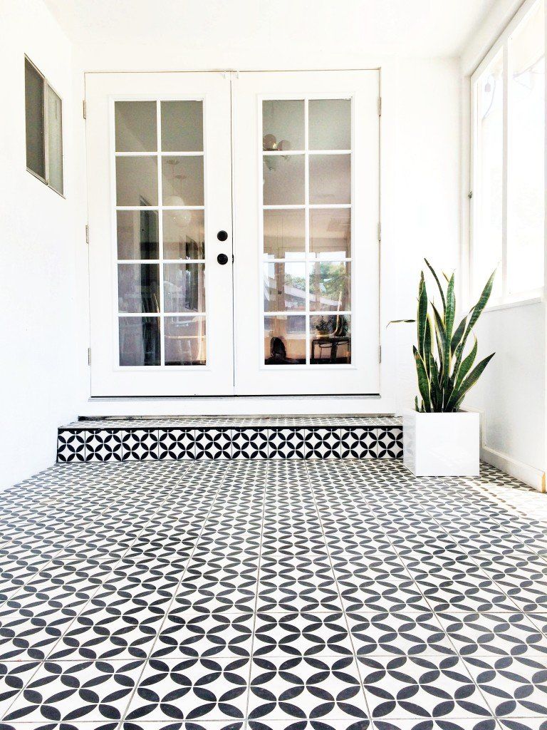 patio flooring home depot decor victorianblackandwhitemosaictilepathmetal  black and white vinyl floor tile checkered kitchen backsplash outdoor over