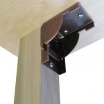 D.H.S. Posi-Lock Folding Leg Bracket for Wall Mounted Work Bench / Fold  Down Table (2 pcs.) - - Traveller Location