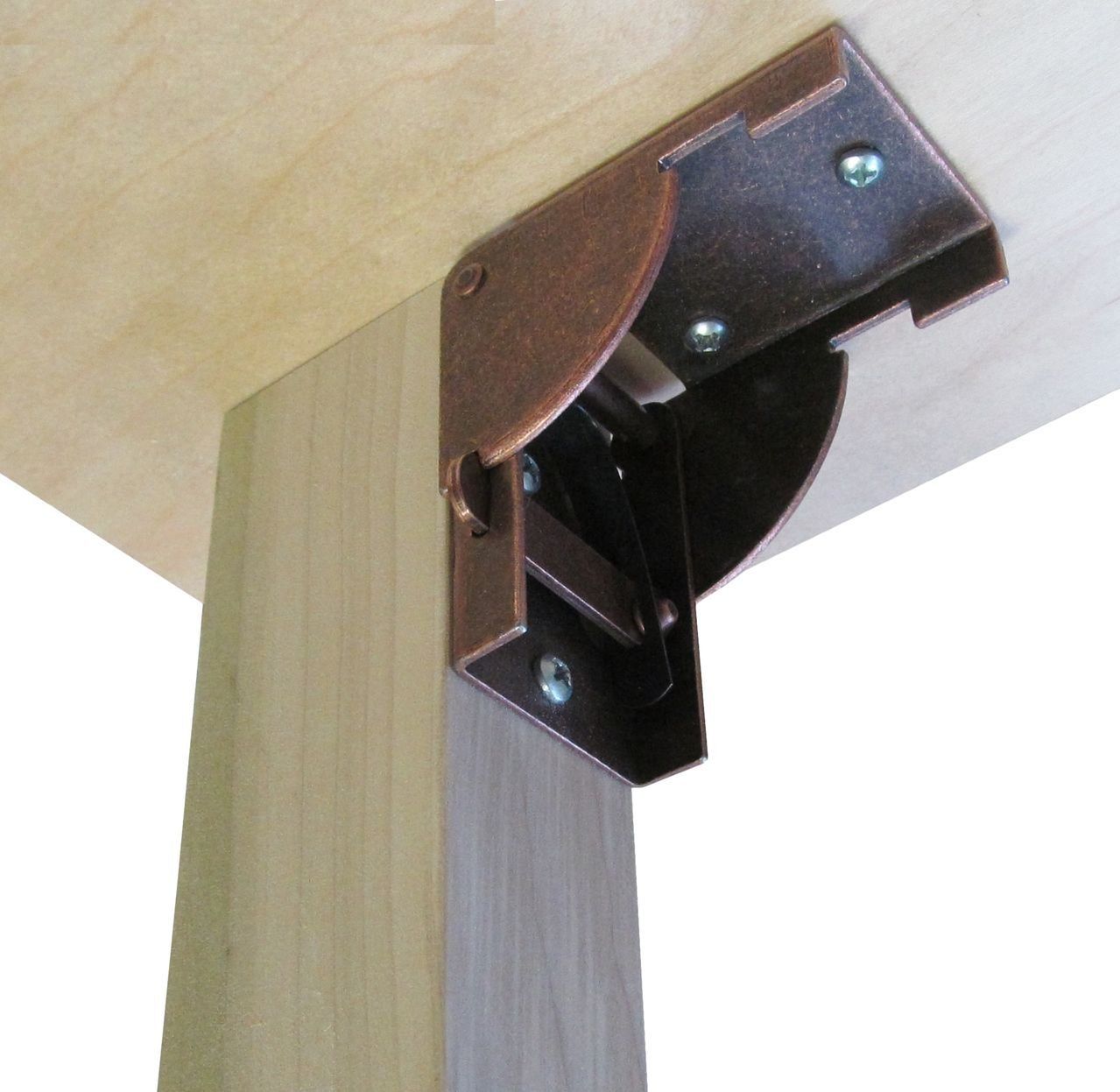 D.H.S. Posi-Lock Folding Leg Bracket for Wall Mounted Work Bench / Fold  Down Table (2 pcs.) - - Traveller Location