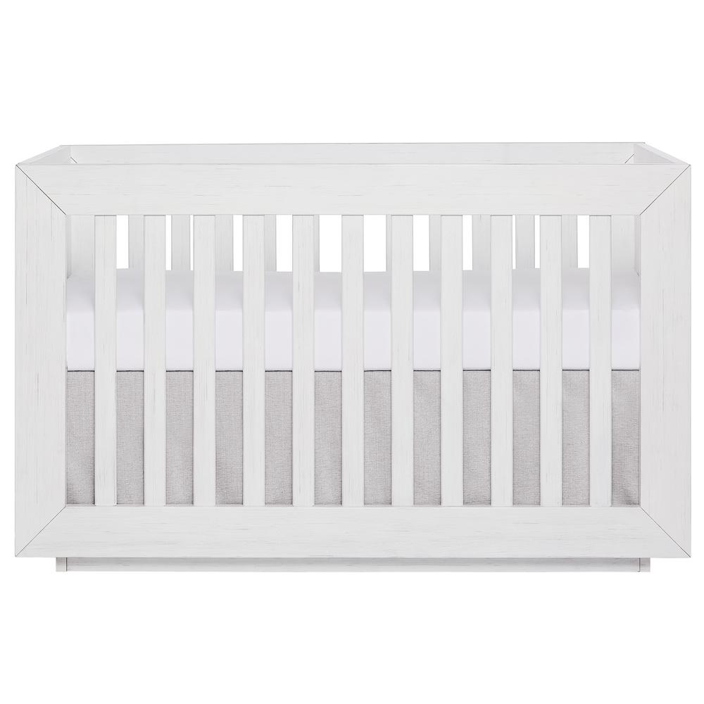 Evolur Maddox Modern Weathered White Convertible Crib-855-WW - The Home  Depot