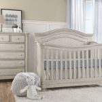 Kingsley Baby Charleston 2 Piece Nursery Set in Weathered White - Crib and  Chest
