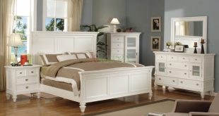 White Bedroom Set with Tall Headboard King and Queen Beds 126 | Xiorex