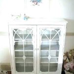 White Bookcase With Glass Doors Clever White Bookcase With Glass