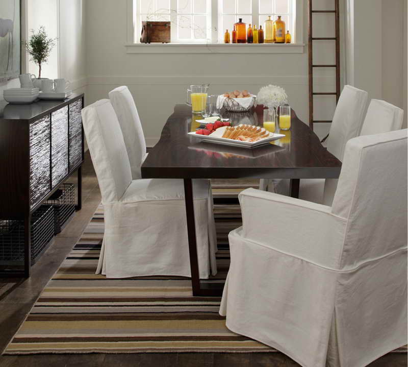 Lovely Innovative Dining Room Chair Slipcovers White white dining room  chair slipcovers