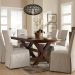 Dining Room Chair Slipcovers White Alliancemvcom Family white dining room  chair slipcovers