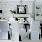 White Dining Room Chair Slipcovers - Home Furniture Design