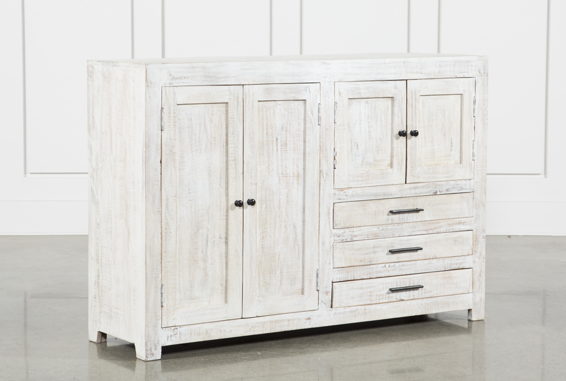 4-Door-3-Drawer White Wash Sideboard (Qty: 1) has been successfully added  to your Cart.