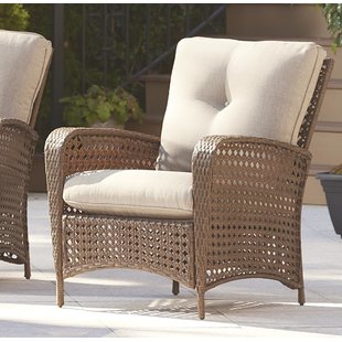 Edwards Patio Chair with Cushion (Set of 2)