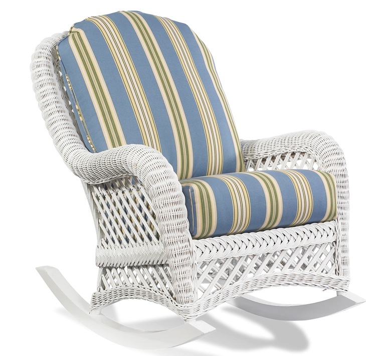 The ultimate comfort – wicker
  rocking  chair cushions