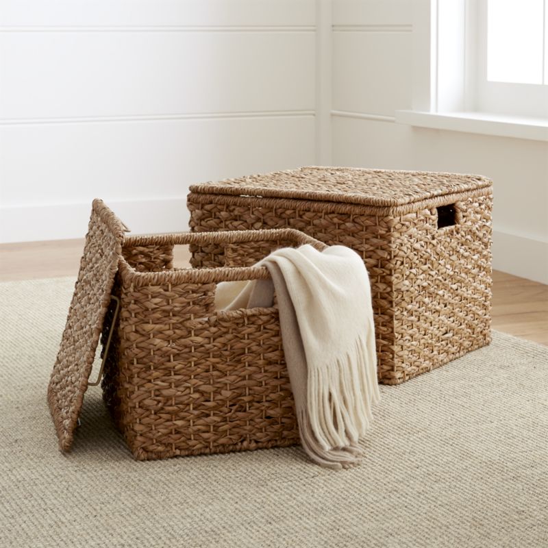 Wicker Storage Baskets For Shelves