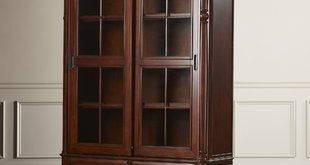 Red Bookcase With Glass Doors | Wayfair