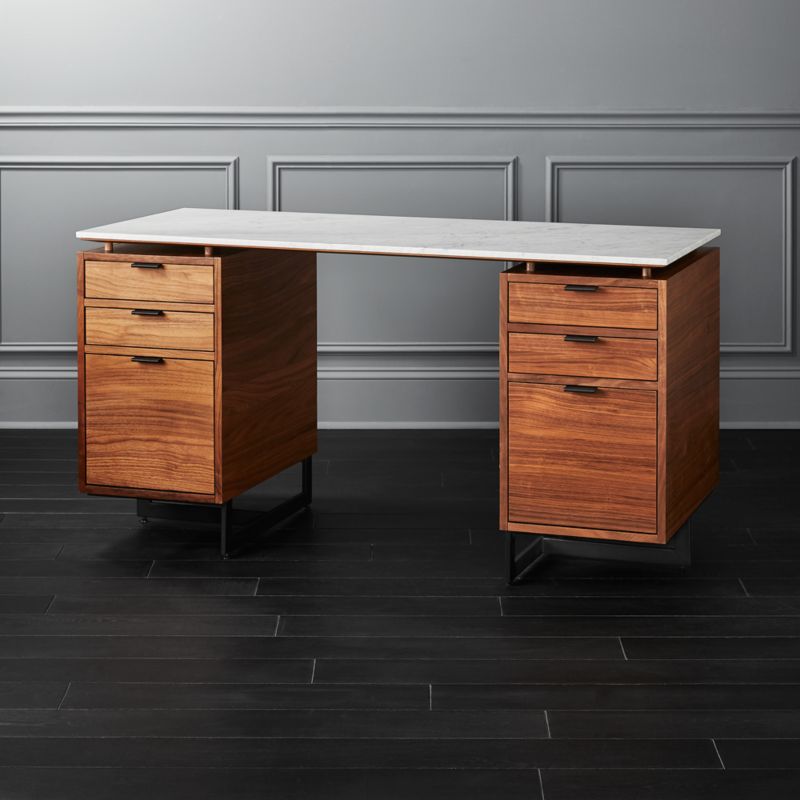 Fullerton Modular Desk with 2 Drawers