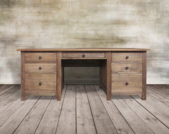 Desk, Writing Desk, Office Desk, Reclaimed Wood Desk, Computer Desk,  Handmade, Rustic