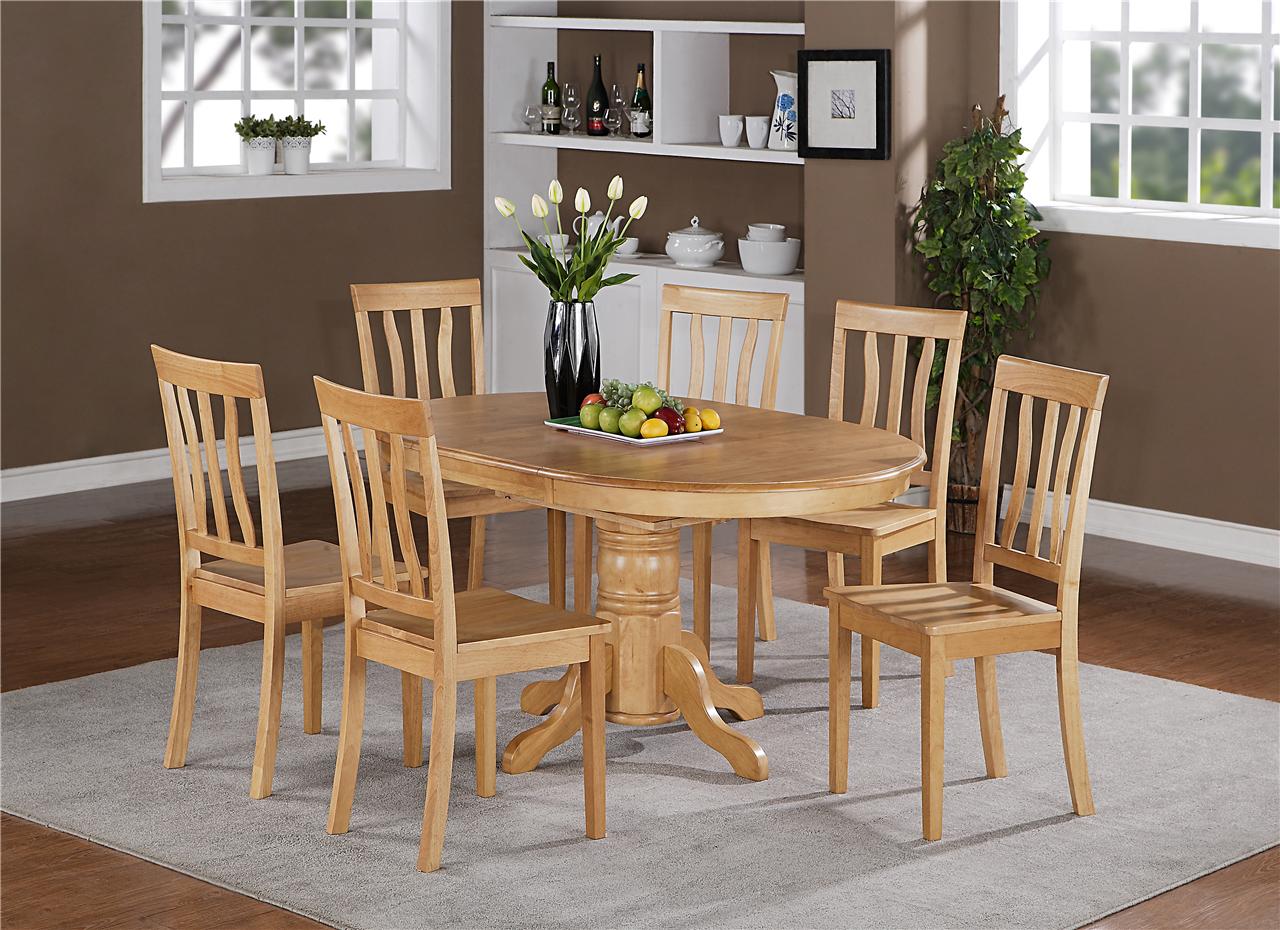 FoxHunter Quality Solid Wooden Dining Table And 4 Chairs. View Larger