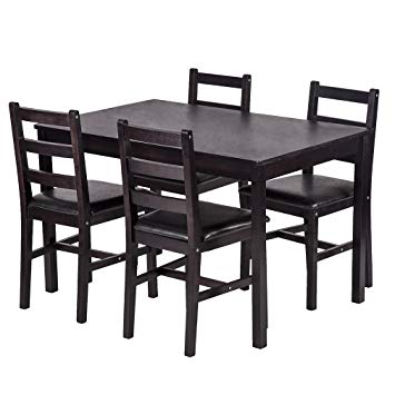 Image Unavailable. Image not available for. Color: BestMassage Dining Table  Set
