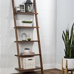 5 incremental shelf ladder bookcase