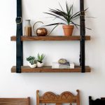 diy project: recycled leather & wood shelf u2013 Design*Sponge