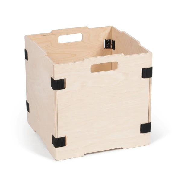 Stackable Unfinished Wood Storage Cubes