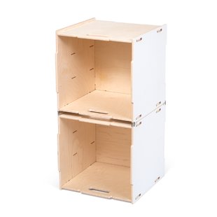 Keep clean your house by using wood
  storage cubes stackable