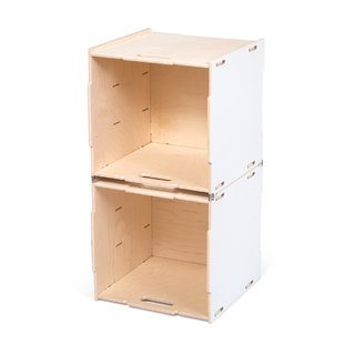 Keep clean your house by using wood  storage cubes stackable