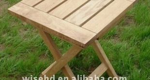 (W-T-2065) solid wood folding tea table