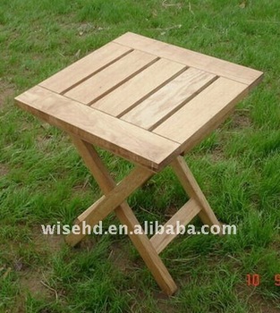 A fashionable wooden folding tea table
design
