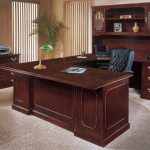 Wood Office Furniture Executive Spectacular Wood Office Desk