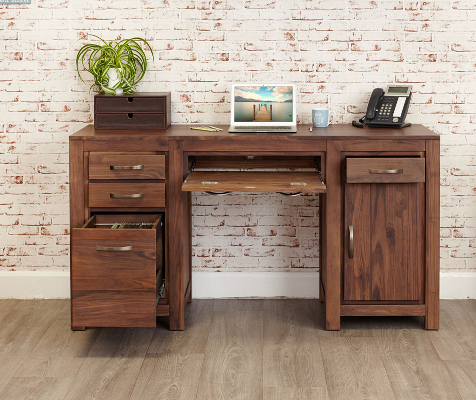 home office furniture at wooden furniture store Walnut Computer Desks For  Home layout design minimalist