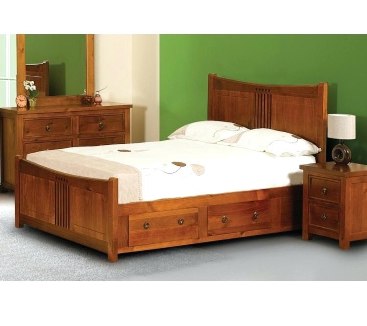 king size bed with drawers sweet dreams curlew wild cherry king size wooden  bed frame with