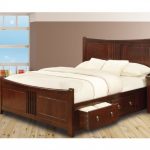 Sweet Dreams Curlew Wild Cherry 5ft King Size Wooden Bed Frame with Under Bed  Drawers