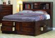 Wooden King Size Bed Frame With Drawers