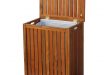 Solid Wood Spa Laundry Hamper