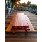 Threadgill Wooden Picnic Table