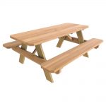 Store SKU #588756. 28 in. x 72 in. Wood Picnic Table