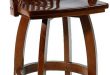 Waymar - Wood Swivel Bar Stools with Arms - The