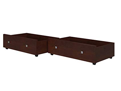 Amazon.com: DONCO KIDS Under Bed Storage Drawers, Cappuccino, Set of