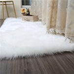 Living room/bedroom Sofa table Antiskid soft Pure White silk wool