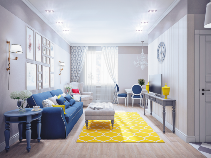 Stunning Interior Designs With Yellow Rugs And Carpets