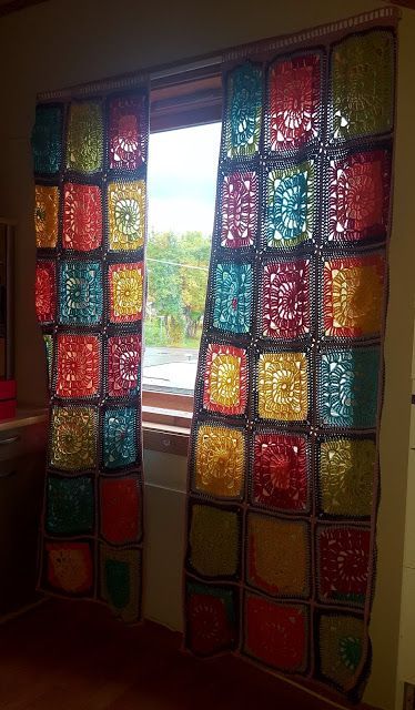 Designer Crochet Curtains