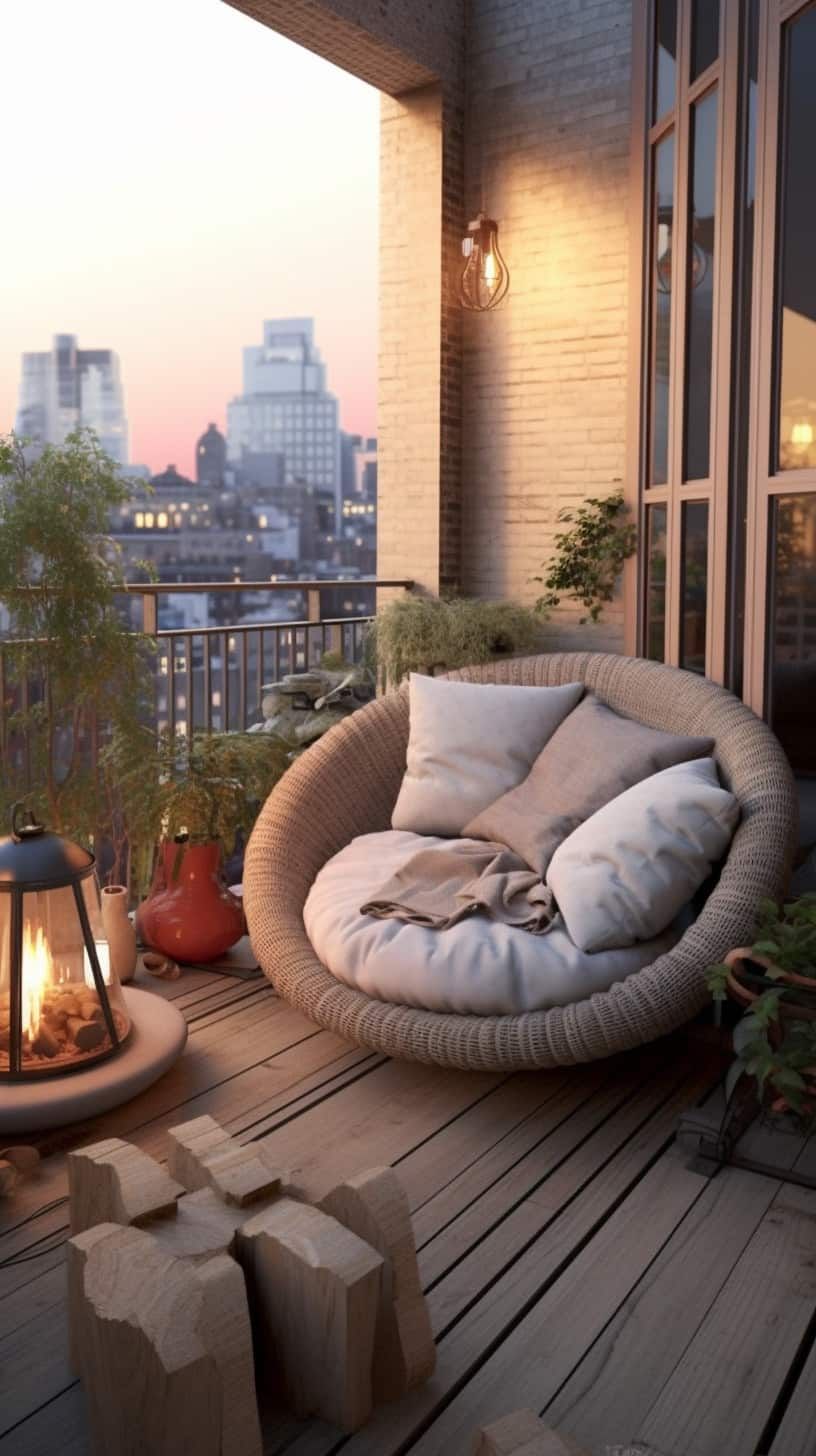 Modern patio furniture- bringing indoor
  living into outdoor