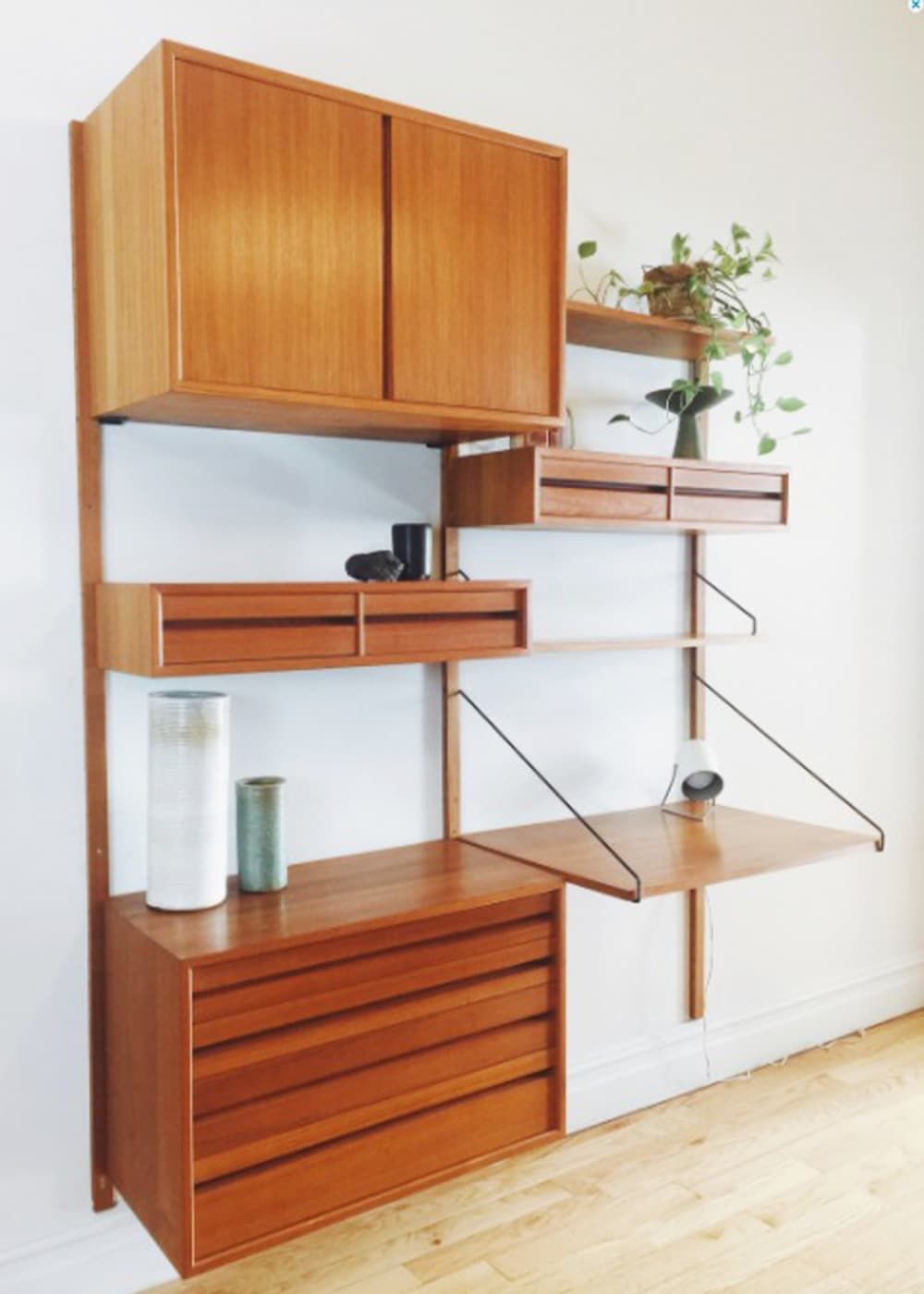 Create more space with Wall shelving
  units