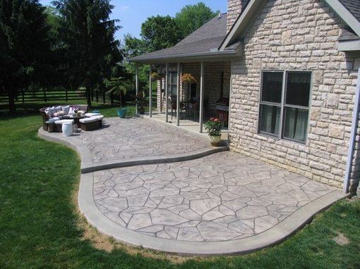 Backyard stamped concrete patio ideas
is  the best patio design