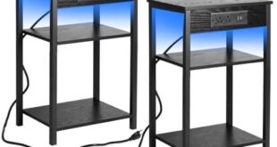 Modern C-Shaped End Tables for Versatile Home Use