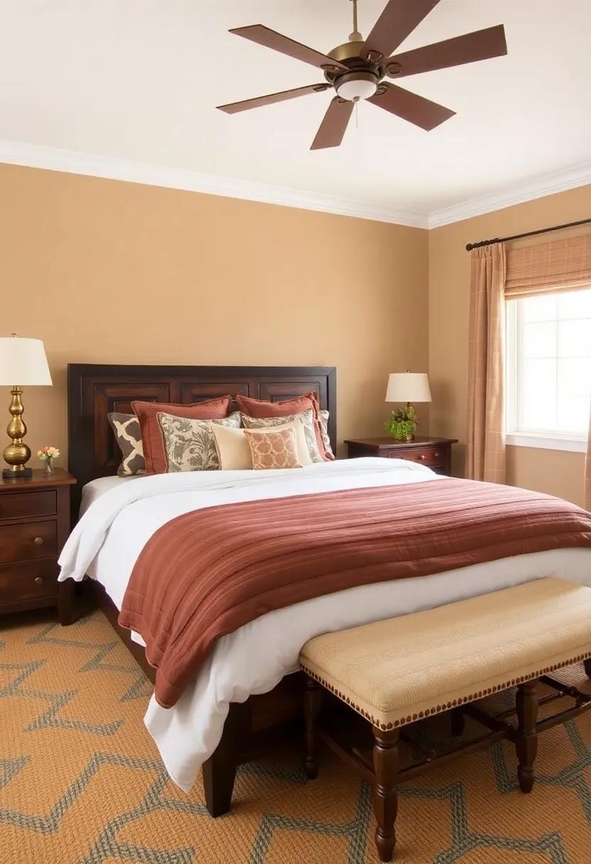 Embracing Rustic Charm: Harmonizing Brown and Tan in Bedrooms