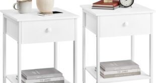 Top 20 Stylish Side Tables for Small Spaces and Charging Needs