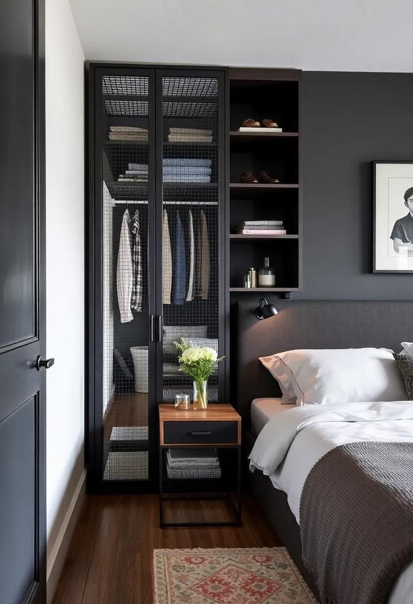 Chic Industrial-Style Wardrobe Ideas for Your Bedroom