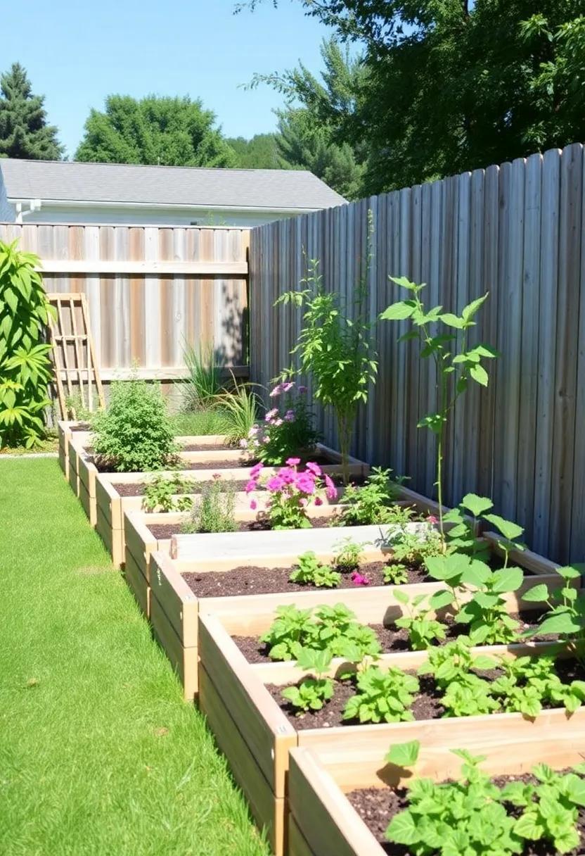 Transform Your Space: Raised Garden Beds by the Fence