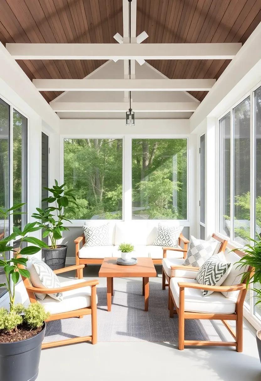 Charming Ideas for Designing Your Cozy Small Screened Porch