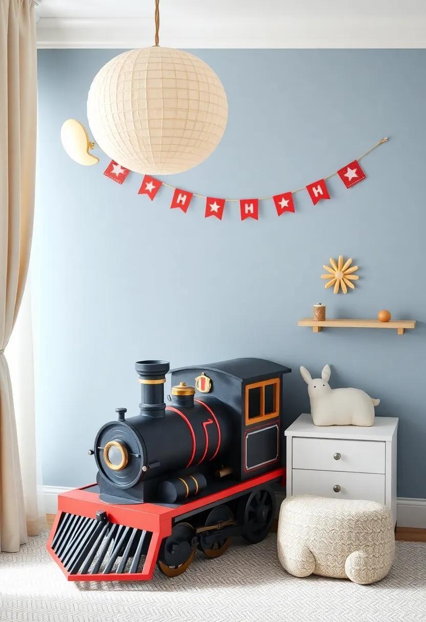 All Aboard! Designing a Whimsical Train-Themed Nursery for Boys