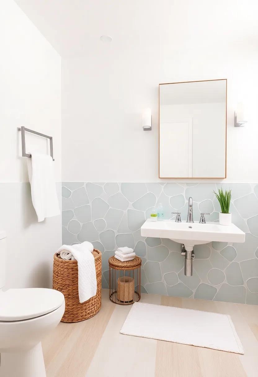 Transform Your Bathroom with Coastal Elegance: Embrace Sea Glass Accents